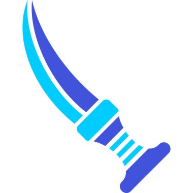 kılıç simgesi, vektör illüstrasyonu