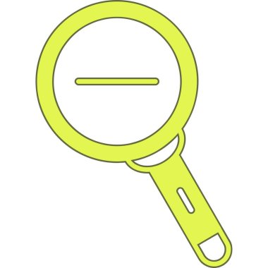 Bir büyüteçin vektör çizimi