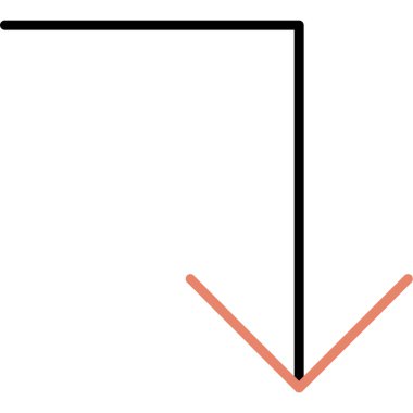 sağ ok simge vektör çizim