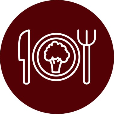 Gıda simgesinin vektör illüstrasyonu