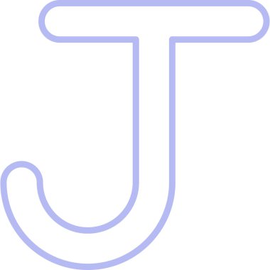 alfabe harfi j simgesi