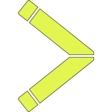 Yeşil keçeli kalem çizimi.