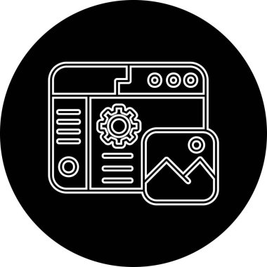 Modern b 'nin vektör illüstrasyonu