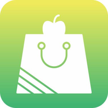 elma simgesi, vektör illüstrasyon tasarımı