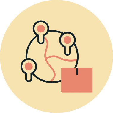 ağ paylaşım simgesi çizimi