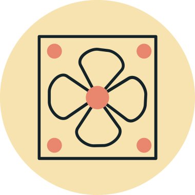 Modern simgenin vektör illüstrasyonu