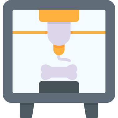 Mutfak makinesi düz stil yemek ikonu