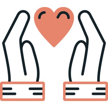 kalp aşkı düğün ikonu - ana hatlarıyla