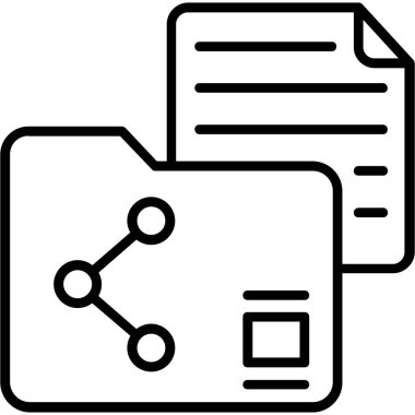 dosya dizin vektör simgesi