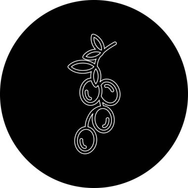 Benzersiz dekoratif vektör simgesi