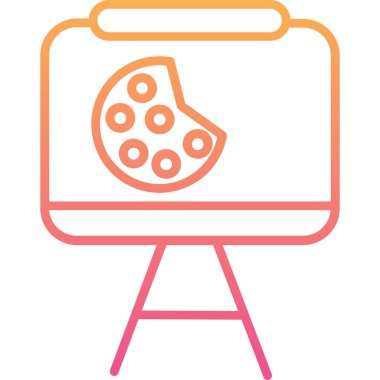 Peynir. Web simgesi basit illüstrasyon