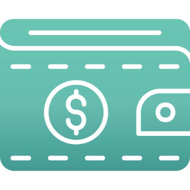 Dolarlık fatura simgesi taslak biçimi