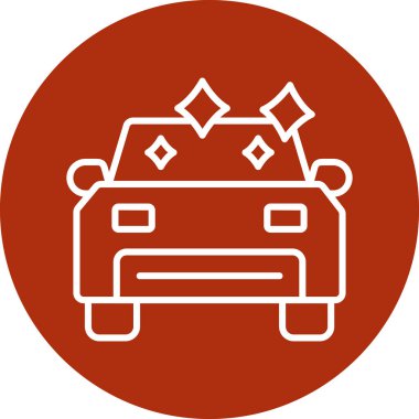 araba simgesi vektör illüstrasyonu