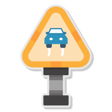 Araba simgesi, karikatür tarzı