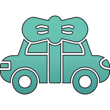 Araba ve araba hediye edildi.