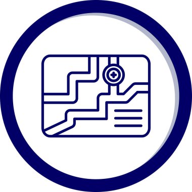 seo modern simgesinin vektör illüstrasyonu