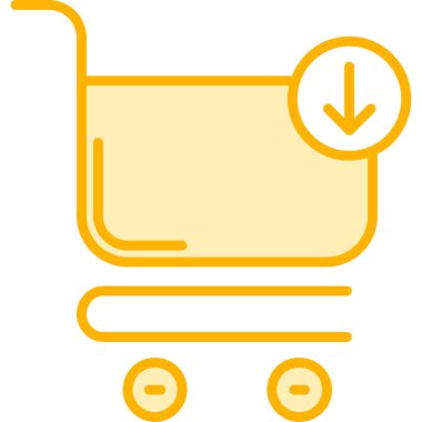 Alışveriş arabası. Basit tasarım