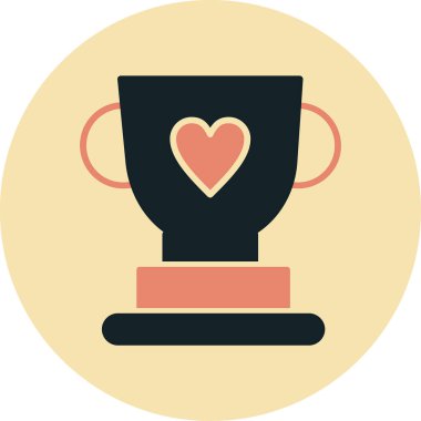 Ödül web simgesi. Basit tasarım. vektör illüstrasyonu