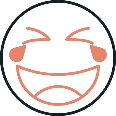 emoji. Web simgesi basit illüstrasyon