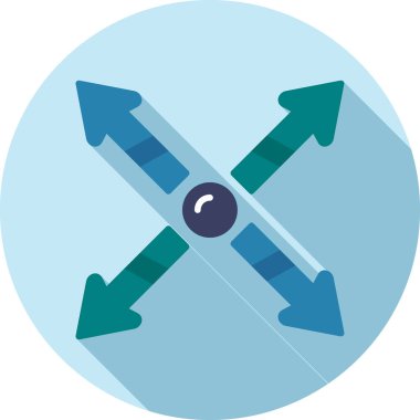 pusula simgesi, vektör illüstrasyonu