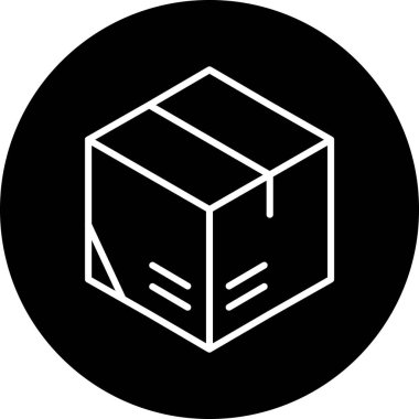 kutu simgesi vektör illüstrasyonu