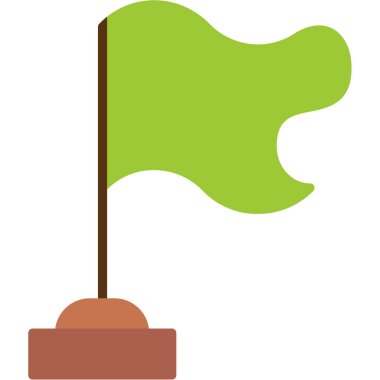 Beyaz arkaplan vektör illüstrasyonunda çömlekteki yeşil bitki