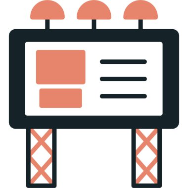 tahta simgesi, vektör illüstrasyonu