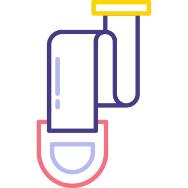 Su. Web simgesi basit illüstrasyon