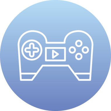 oyun denetleyici simgesi vektör çizimi