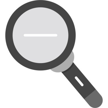 Büyüteç simgesi. vektör illüstrasyonu