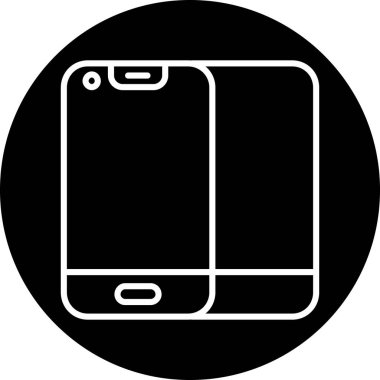 - Telefon. Web simgesi basit illüstrasyon