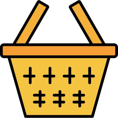 Alışveriş sepeti. Basit tasarım