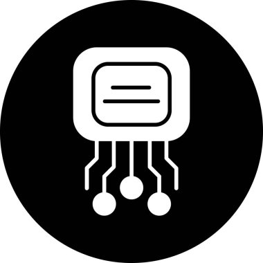 devre kartı simgesi vektör illüstrasyonu