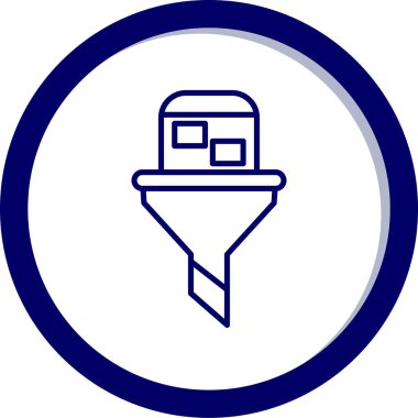 Yapı simgesinin vektör illüstrasyonu