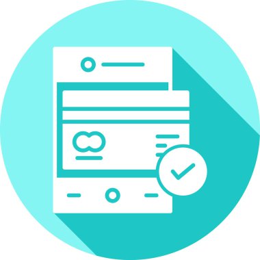 Kontrol listesi. Web simgesi basit illüstrasyon