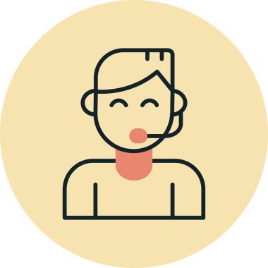 man simgesi vektör illüstrasyonu