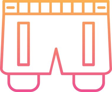 Bir takvim simgesinin vektör illüstrasyonu