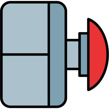 Çizgi film simgesinin vektör çizimi