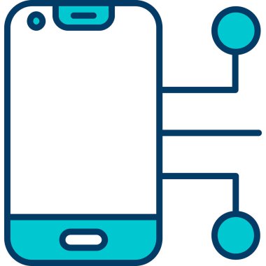 mobil simge vektör illüstrasyonu