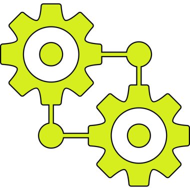 Teçhizat Web simgesi basit illüstrasyon
