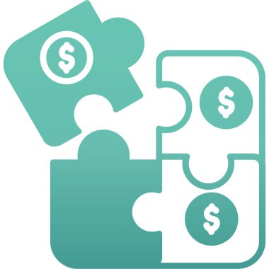 Dolar. Web simgesi basit illüstrasyon