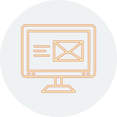 e- posta simgesi vektör illüstrasyonu