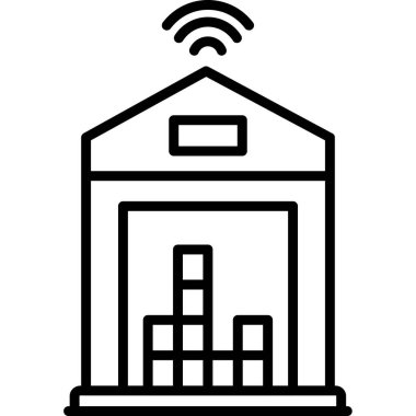 Akıllı ev akıllı ikonu. beyaz arkaplanda izole edilmiş web tasarımı için akıllı ev akıllı vektör simgesi
