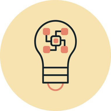 ampul vektör simgesi