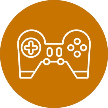 Oyun simgesinin vektör illüstrasyonu