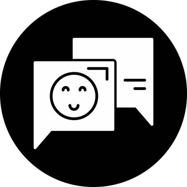 Mesaj var. Web simgesi basit illüstrasyon