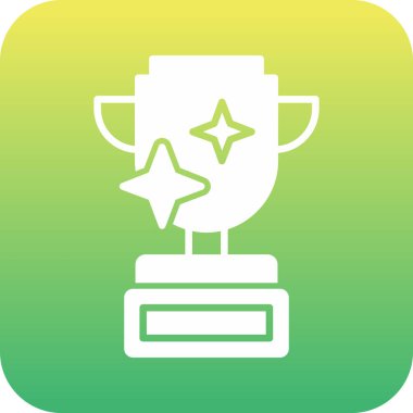 Kupa ikonu. vektör illüstrasyonu