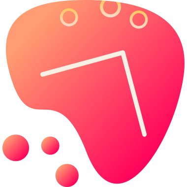 beyin ikonu vektör illüstrasyonu