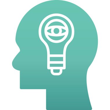 vektör ampul başı simgesi