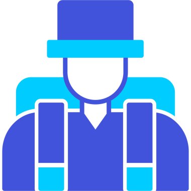 İş adamı. Basit tasarım